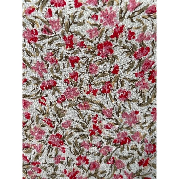 American Eagle Floral Babydoll Blouse Women’s Size Small Long Sleeve Peasant Top - Picture 6 of 10